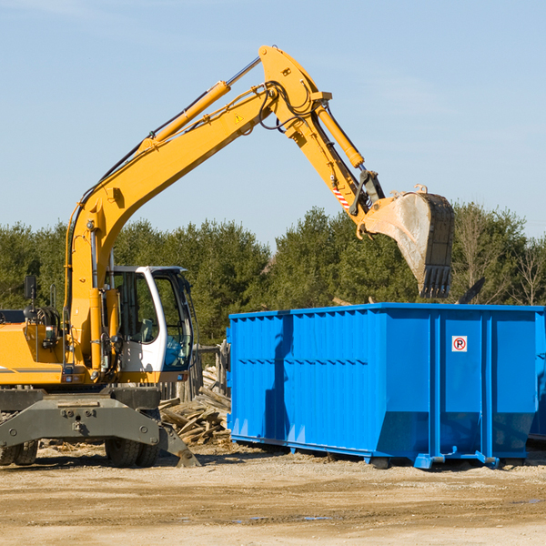 what size residential dumpster rentals are available in Mineral Point